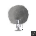 Plug de Metal PomPom Médio Hard (HA115-ST606) - Cromado