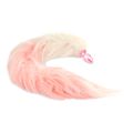 Plug de Metal Rosa Com Cauda Hard (ST609-HA117) - Degradê Rosa
