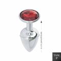 Plug de Metal P Com Pedra Variadas Hard (HA118-ST216) - Cromado