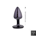 Plug de Metal Com Pedra de Coração Cravejada (HA136) - Onix