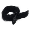 Plug de Plástico G Less Preto Com Cauda (HA170P) - Preto