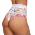 *Calcinha Blogueira (PS6118) - Branco com Rosa