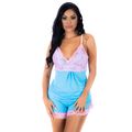 *Short Doll Bianca (PS8481). - Azul C/ Rosa