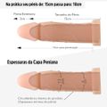 Capa Peniana de 15cm Para 18cm Em CyberSkin (SF3) - Bege