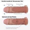 Capa Peniana de 13 Para 18cm em CyberSkin Desire (CCY332) - Bege