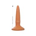 Plug Finco Com Estrias 10cm (PLUG07-10512). - Bege