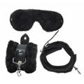 Kit Algema e Venda Com Pelúcia Brasil Fetiche (KPP46-ST525-KPP40) - Preto