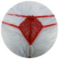 Calcinha Tailandesa Com Alça Dupla 50 Tons (TO003). - Vermelho