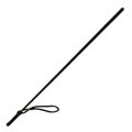 Vara de Adestramento GS Acessórios 70cm (GS1033) - Preta
