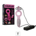 *Anel Peniano Com Vibro e Plug Escalonado SI (1179) - Rosa