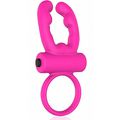 *Anel Peniano Com Vibro Ares Cock Ring SI (1174) - Rosa