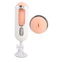 Masturbador Vai e Vem Com Vibro e Ventosa Golf SI (1349) - Formato de Vagina