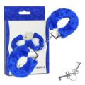 Algema em Metal Com Pelúcia Hand Cuffs SI (5268) - Azul