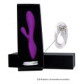 Vibrador Ponto G Recarregável Com Estimulador Softs SI (5988) - Roxo