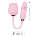 Vibrador Com Estimulador Formato Rosa Sophie SI (7633). - Rosa