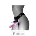 Vibrador Rotativo Com Cinta Ultra Harness VP (CT004-14745) - Rosa