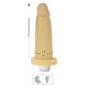 Prótese 13x14cm Com Vibro Cyber Dildo (CYB04-17021) - Bege