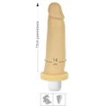 Prótese 15x14cm Com Vibro Cyber Dildo (CYB05-17022) - Bege