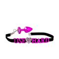 Plug de Metal P ABC Para Personalização (HA177) - Rosa