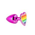 Plug Metálico Pride Coração (HA181) - Rosa