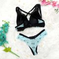 *Conjunto Iara (OD009) - Azul C/ Preto