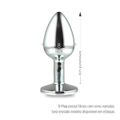 Plug Metálico P Cromado Com Strass VP (PL007P) - Cromado