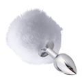 Plug Metálico P Com PomPom VP (PL012P) - Branco