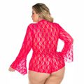 *Macaquinho Princesa Plus Size (PS2074) - Rosa