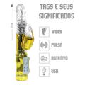 Vibrador Rotativo Recarregável Jack Rabbit VP (RT002R-ST348) - Dourado