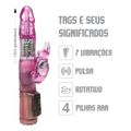 Vibrador Mini Vibration Rotativo Bichinhos VP (RT012-ST384) - Rosa