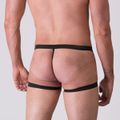 *Cueca Em Couro (SF1310) - Preto