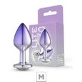 Plug De Metal M Com Pedras Cravejadas Lite Plug (SF274) - Pedra Cromada
