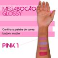*Batom Líquido Matte Megabocão Validade 06/22 (SL455) - Pink 1