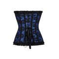 *Corselet Tomara Que Caia SI (SY8002-SY8003) - Azul C/ Preto