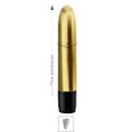 *Vibrador Personal Metálico 15x8cm VP (PS007B-ST245) - Dourado