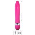 **Vibrador Personal Com Relevos 10 Vibrações 15x10cm VP (PS010S-ST438) - Magenta