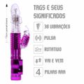 Vibrador Rotativo Vai e Vem VP (RT004G-17041) - Rosa