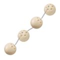 *Bolinha Tailandesa 4 Bolas Acaso 92g (2006-00441) - Marfim