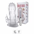 *Capa Peniana Texturizada Com Vibro 10cm VP (CA008-14905) - Translúcido