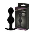 *Plug Com Duas Esferas pretty Love SI (1195) - Preto