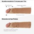 Capa Peniana 13cm Para 17cm SI (1290) - Bege