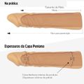 *Capa Peniana Textura Realística Fanle SI (1335) - Bege