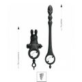 Anel Peniano Com Vibro Penis Sleever V SI - (1486) - Preto