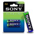 *-Pilha Pequena AA Alcalina 2un Sony (17011) - Padrão