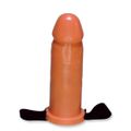 *PROMO - Capa Peniana 14cm Com Cinta (17530) - Bege