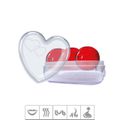 Bolinhas Acaso Beijável Embalagem Coração 3un (ST921-17831) - Morango
