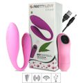 *Vibrador Para Casal Recarregável Chad Duplo SI (5228-ST303) - Rosa