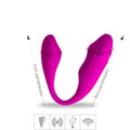 *Vibrador Para Casal Recarregável Duplo Bernie SI (5342-ST303) - Magenta