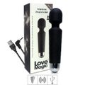 Massageador Recarregável Love Magic Hot SI (5344-ST633) - Preto