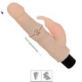 *Vibrador em Cyber Com Estimulador SI (5361) - Bege
